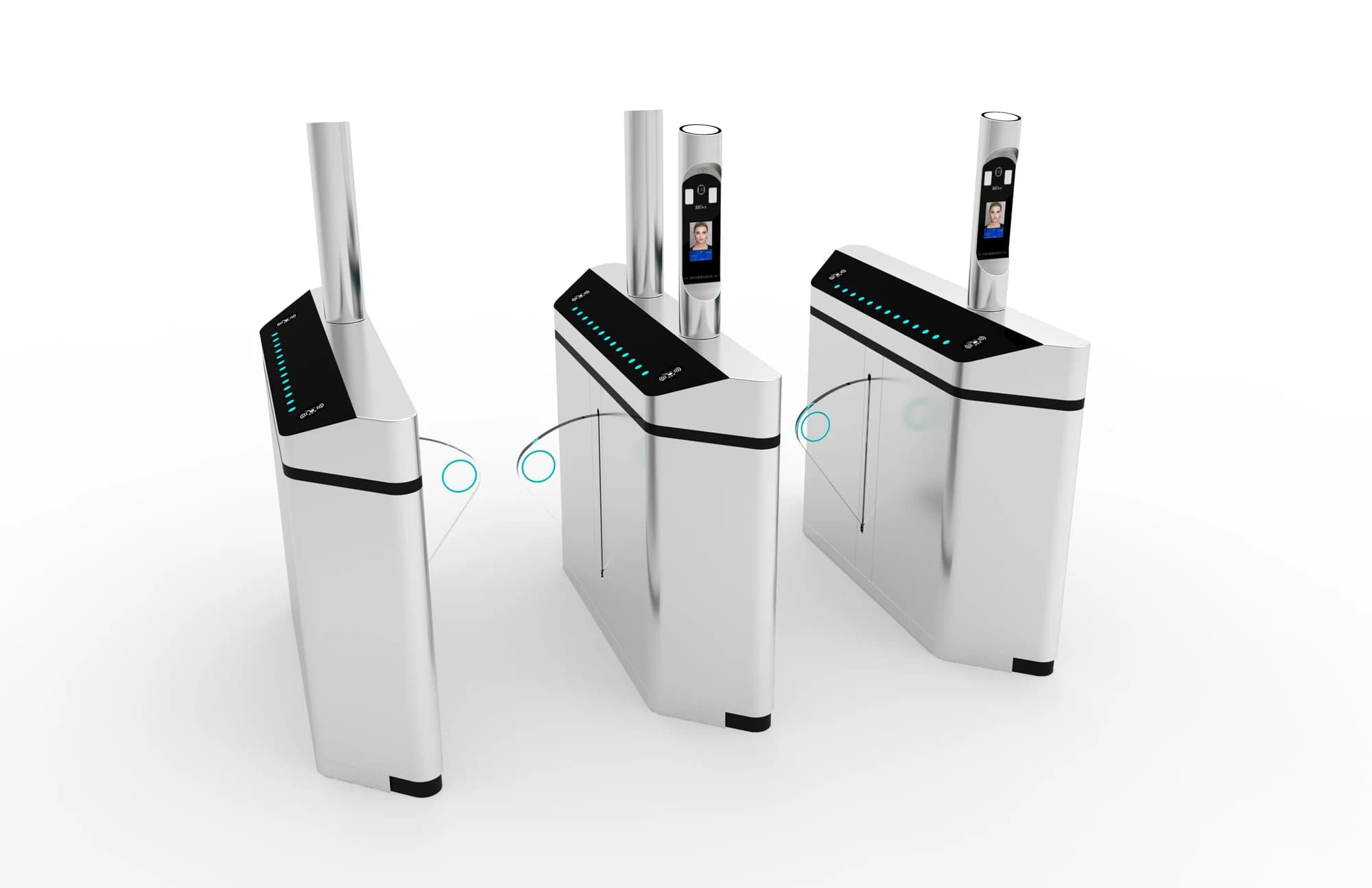 FC-FFTHM flap barrier arrangement with illustrated cylindrical face terminals