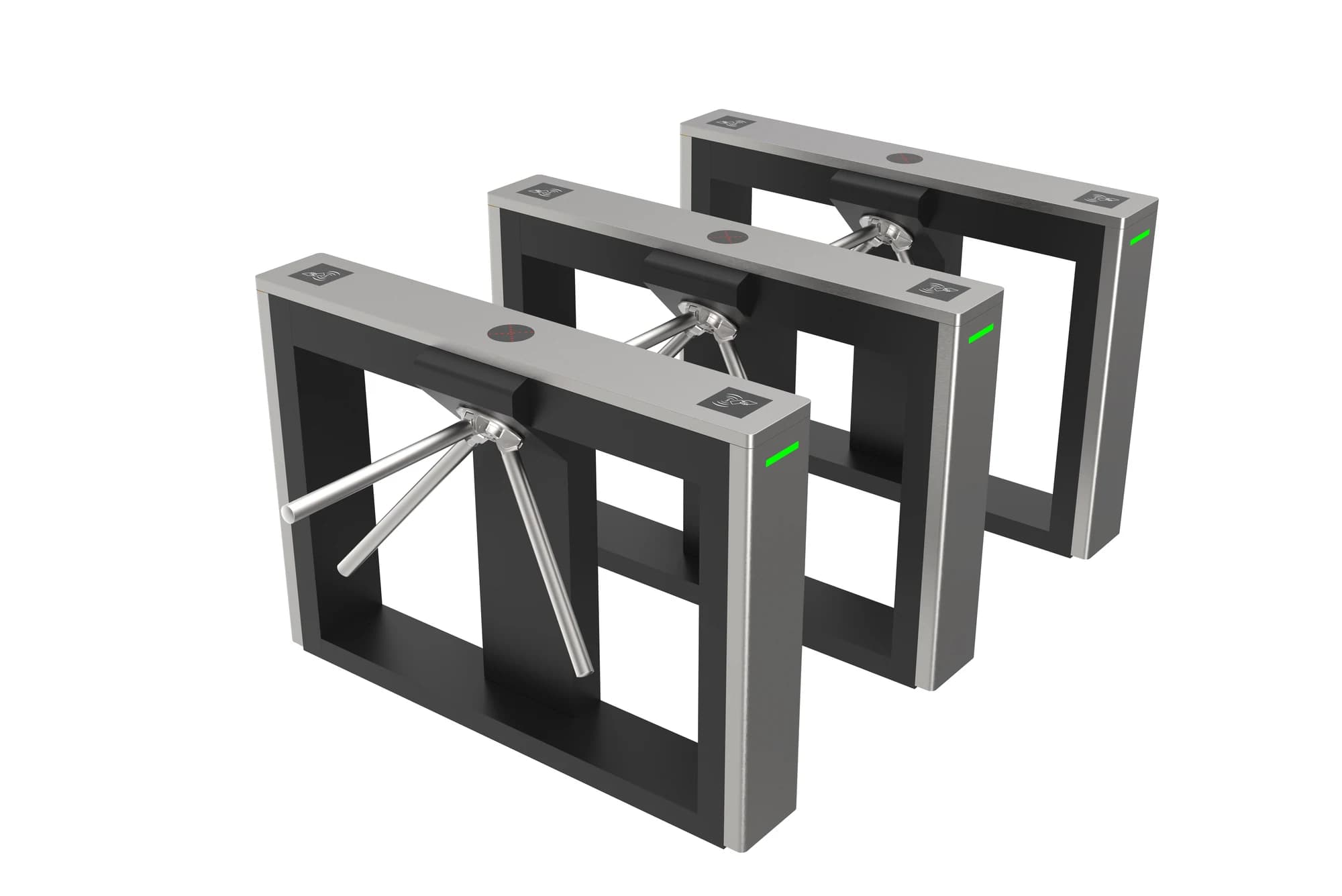 FC-TFTAGT bridge tripod cabinets in a multiple-cabinet arrangement