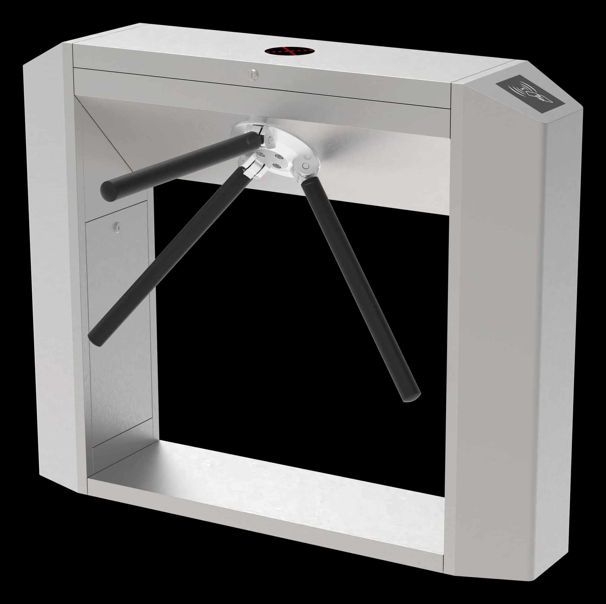 FC-TFTBJ individual rectangular bridge tripod turnstile cabinet