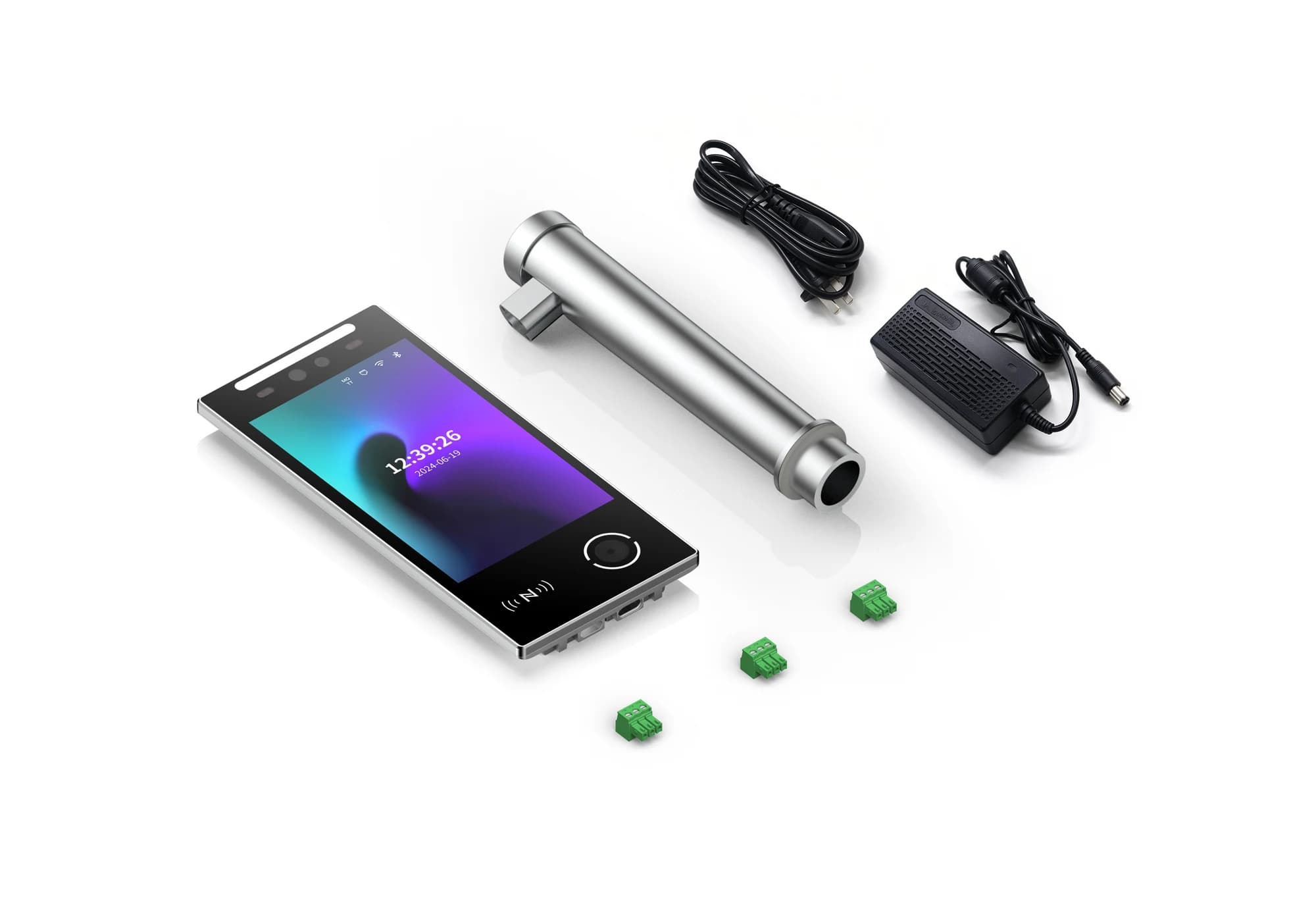 FCV4905 pedestal-mount configuration and pictured accessories