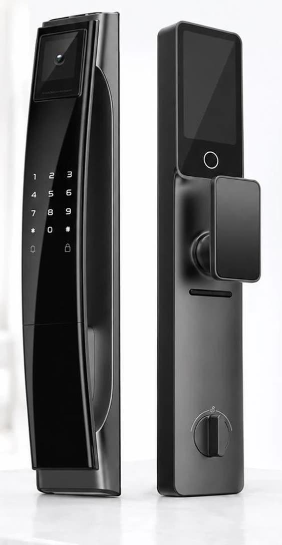FC102DH exterior and interior lock-panel assembly shown without door-fit promises