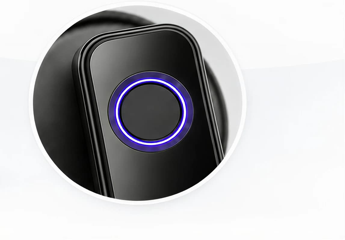 FC20L supplied close-up of the circular fingerprint touch area