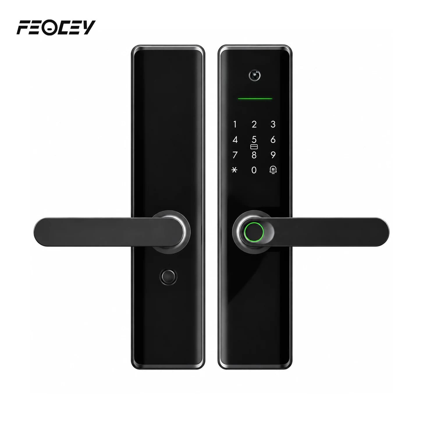 FCV4288LD mortise smart lock with door viewer
