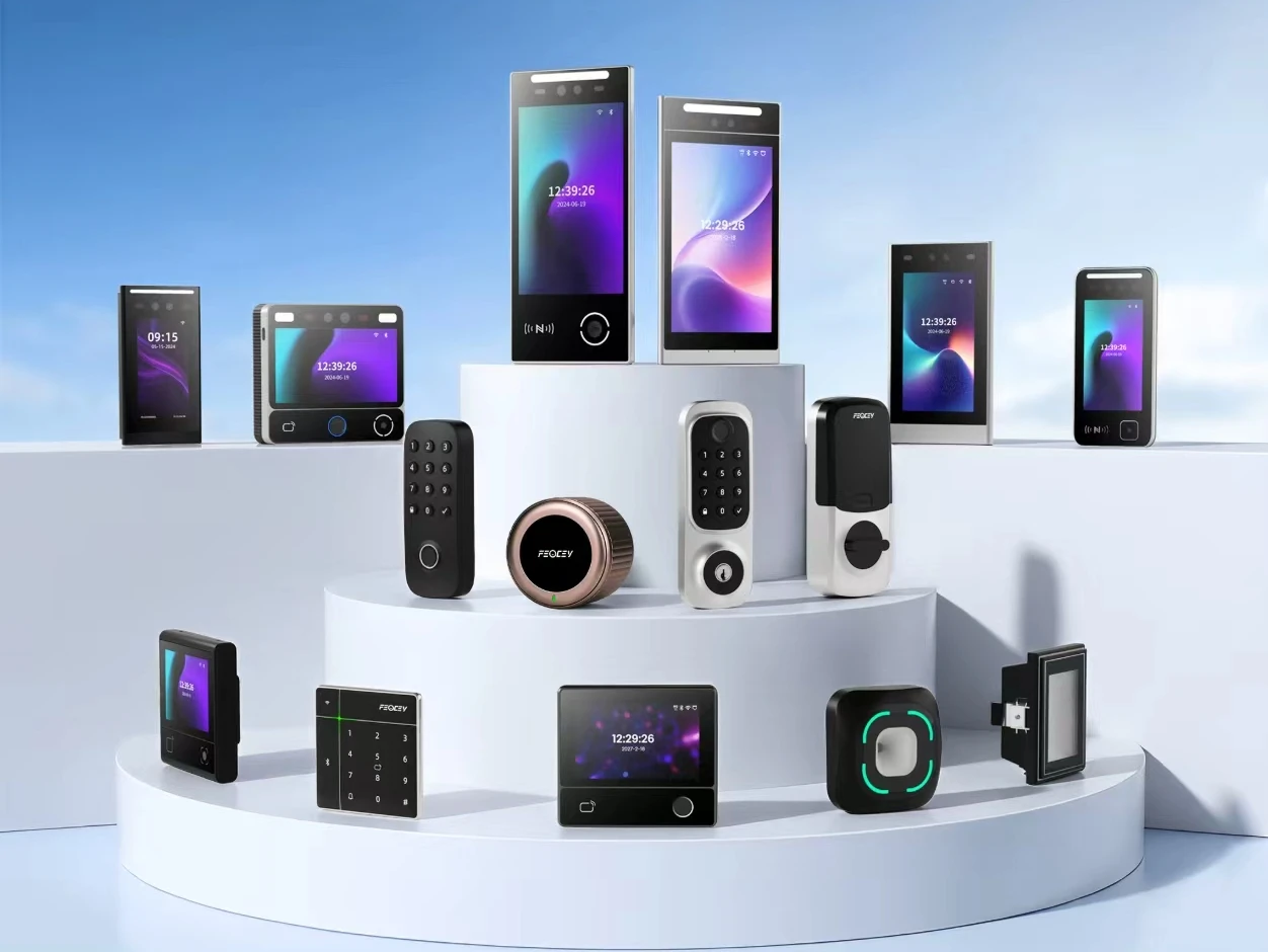Feocey access terminals, controllers and smart locks on display for the 140th Canton Fair