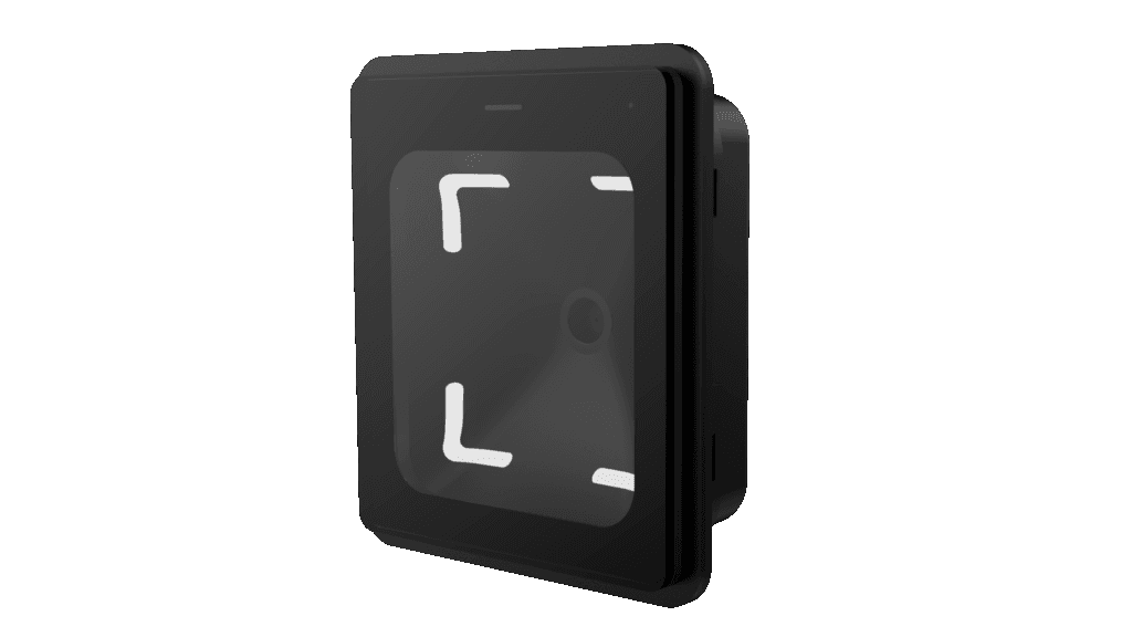 Feocey FC8130 QR Code Access Control Card Reader, displayed at a 45-degree angle to the left from the front.