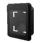 Feocey FC8130 QR Code Access Control Card Reader, displayed at a 45-degree angle to the left from the front.