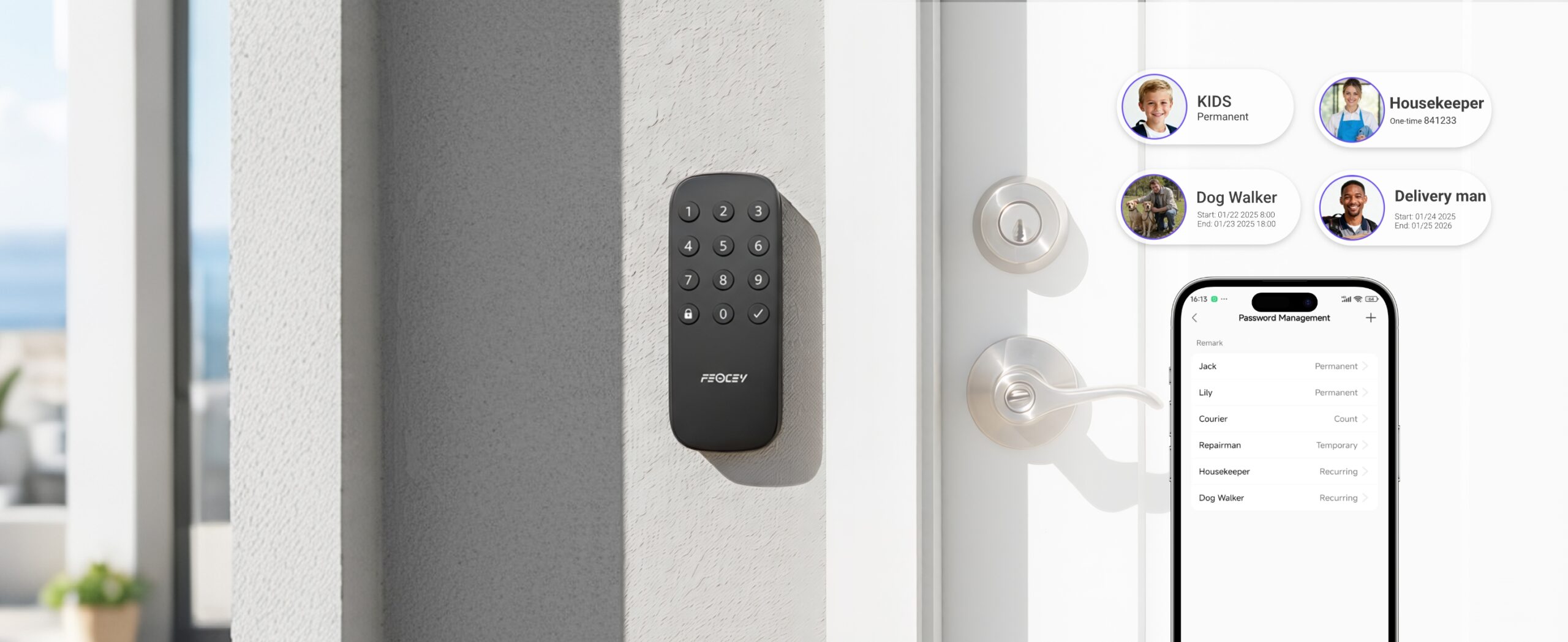 Feocey magic keypad - Feocey Smart Lock